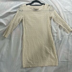 Banana Republic cream colored dress